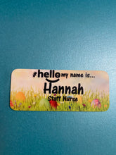 Load image into Gallery viewer, Easter name badge # hello my name is...
