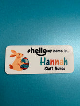 Load image into Gallery viewer, Easter name badge # hello my name is...
