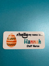 Load image into Gallery viewer, Easter name badge # hello my name is...
